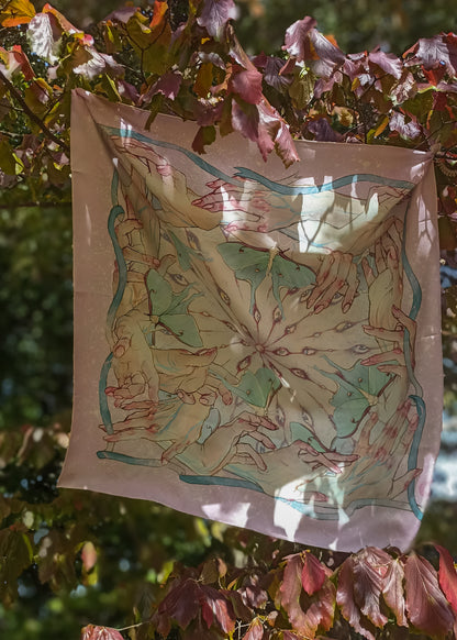 Moth Skin - Mulberry Silk Scarf
