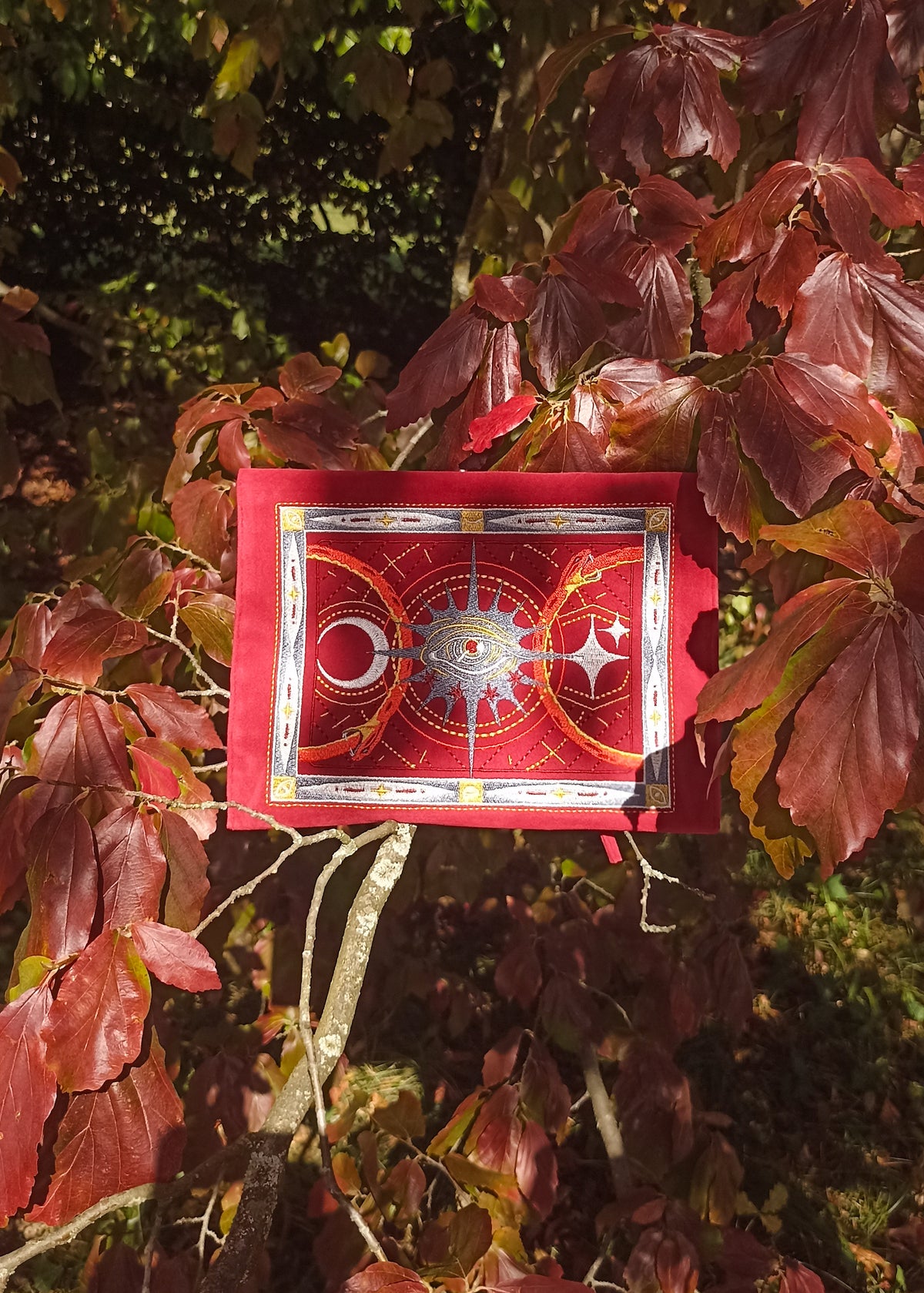 Velvet pouch B5 - Magic Eye Book Sleeve