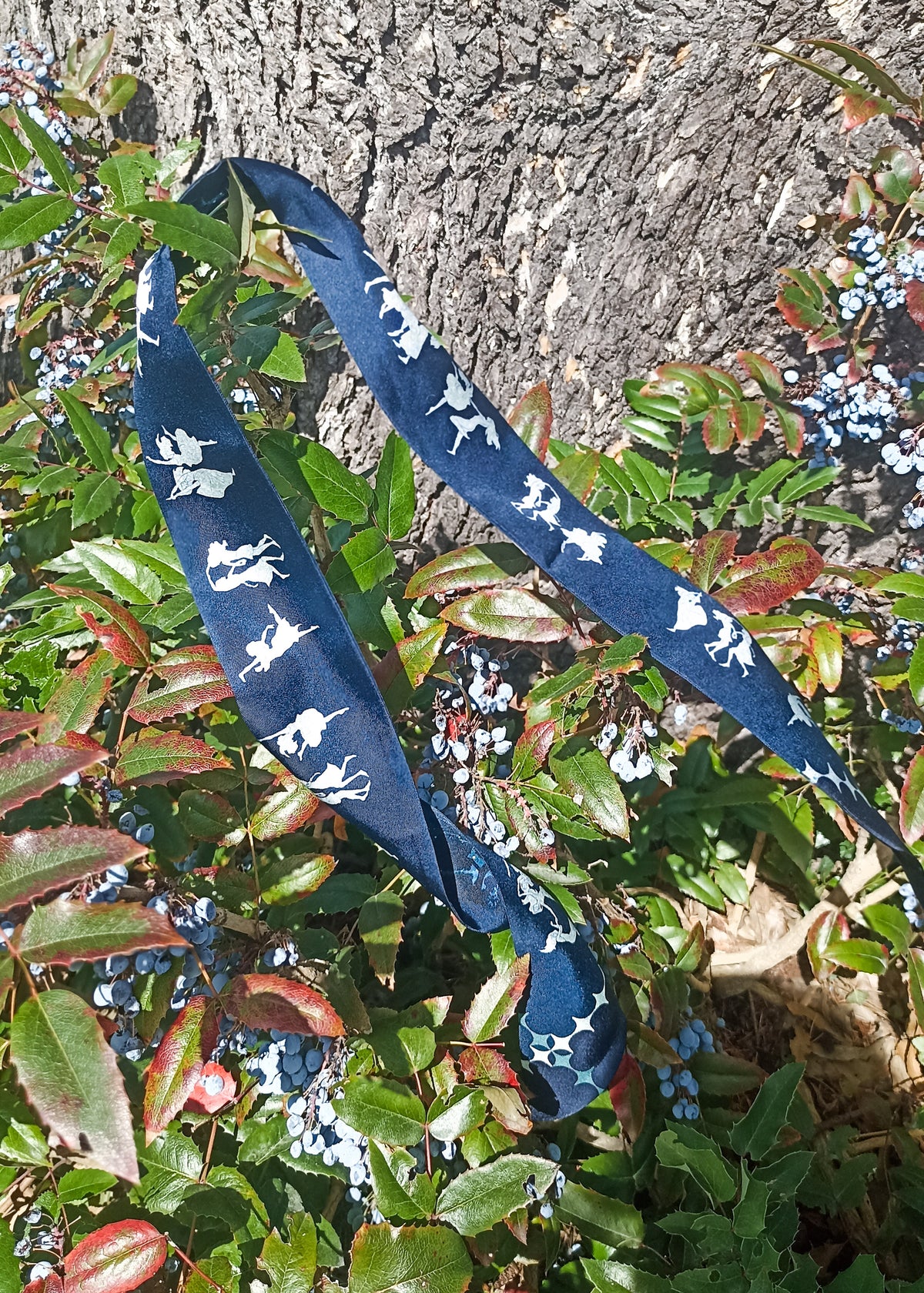 Night Blue - Silk Twilly