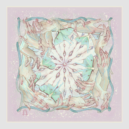 Moth Skin - Mulberry Silk Scarf