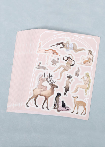 Stickers Sheet Sylvan Rêverie