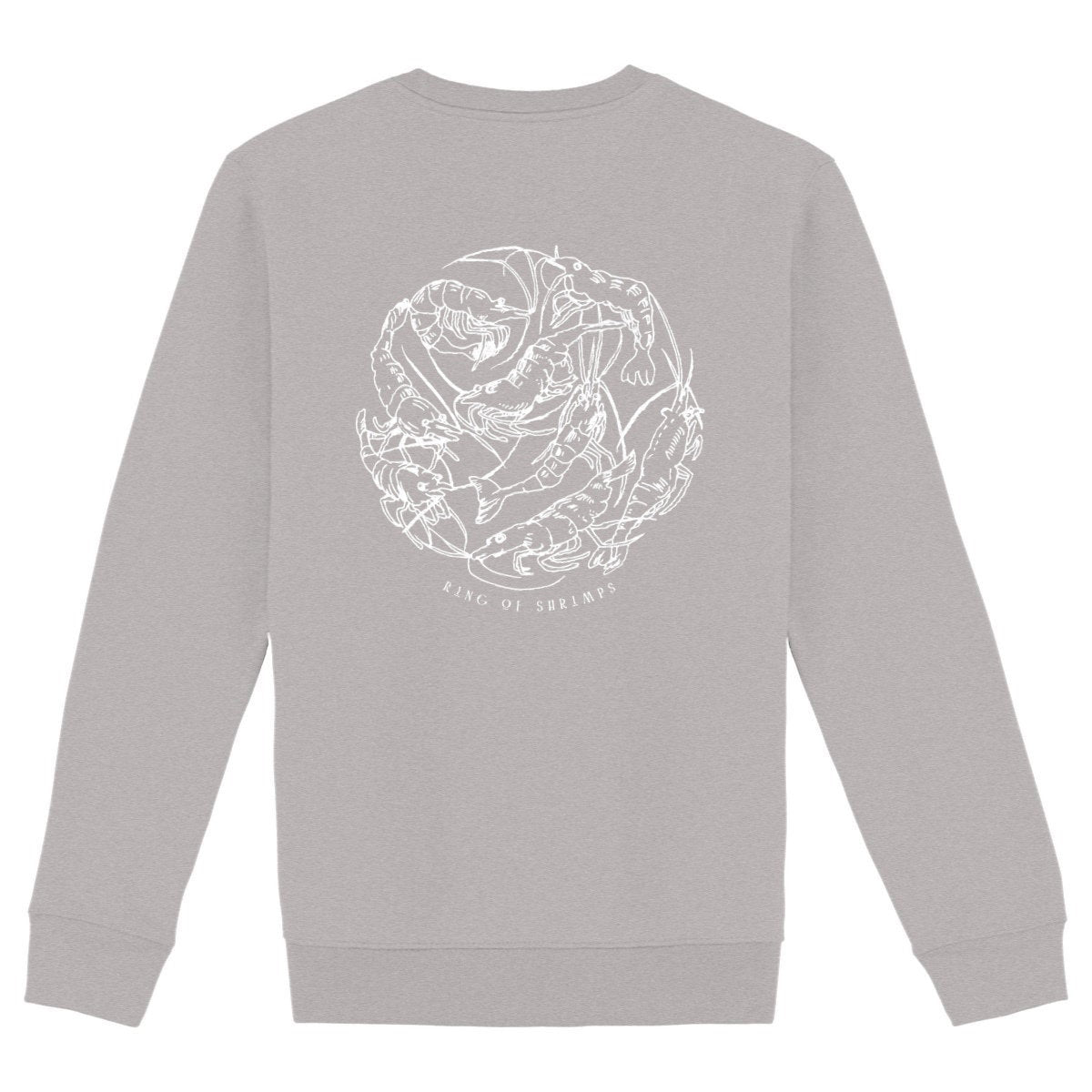 Ring of Shrimps Sweatshirt - dos_gris