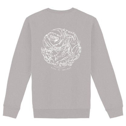 Ring of Shrimps Sweatshirt - dos_gris