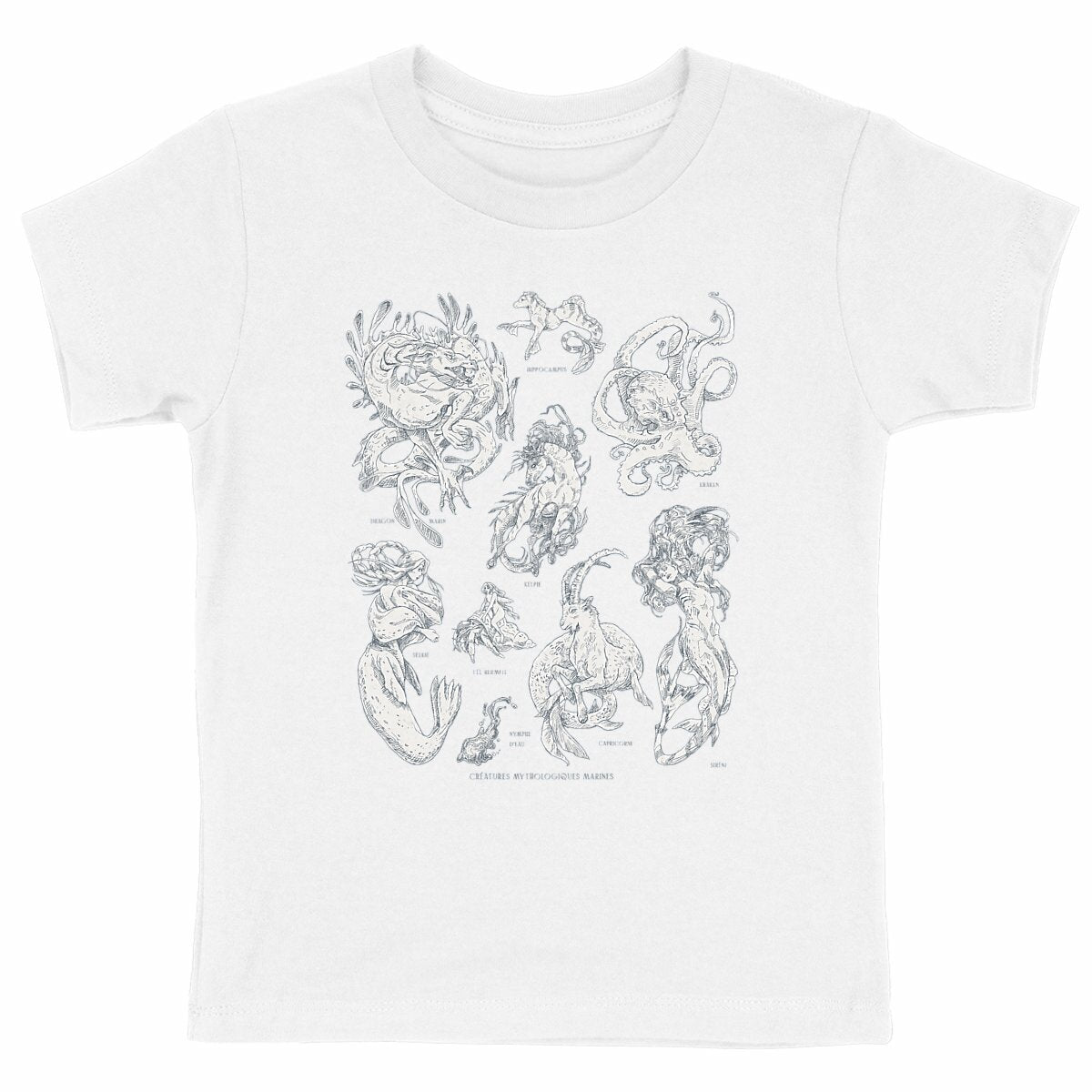 Sweet Shrimps - Kids T-Shirt - face_blanc