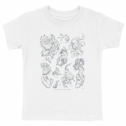 Sweet Shrimps - Kids T-Shirt - face_blanc