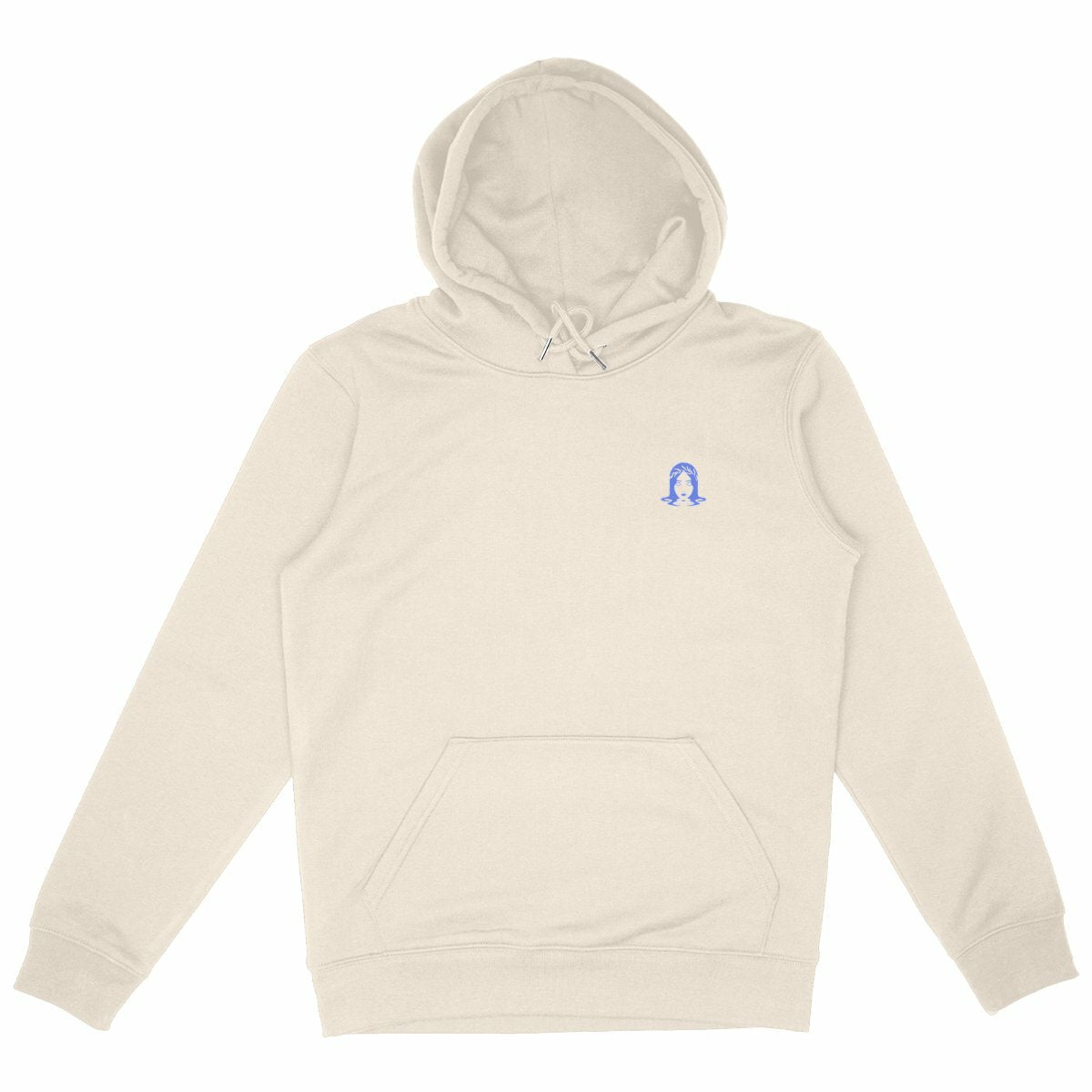 Thick Unisexe Hoodie - Cursive Shrimps - face_ivoire