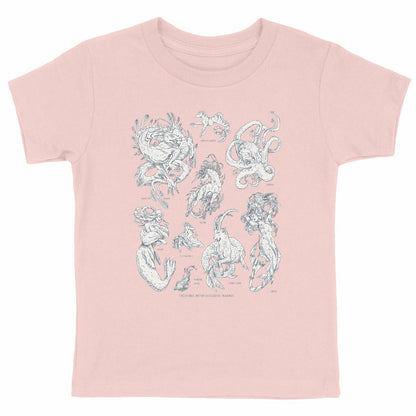 Sweet Shrimps - Kids T-Shirt - face_rose